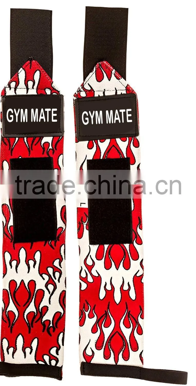 Gym Sport Custom Crossfit Wrist Wraps, Weight Lifting Wrist wraps