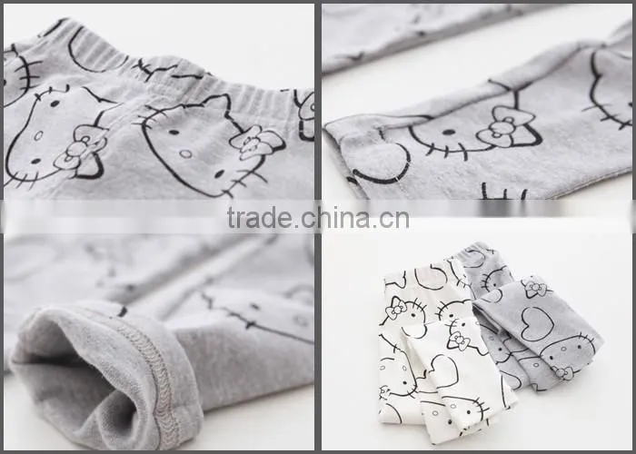 Jersey 100% Cotton Casual Elasticity Baby Leggings