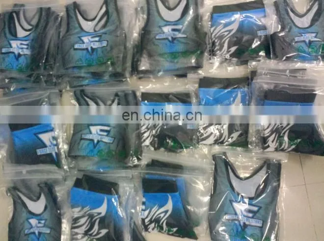 dance leggings blue design dance sport wear for girls