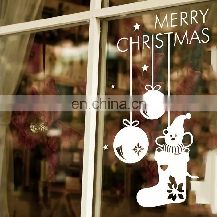 Christmas Ball and Sock Window/Wall Sticker Christmas Decoration