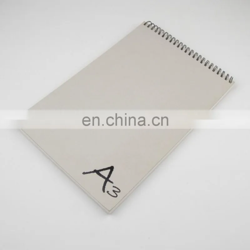 150gsm 60 Sheets Peforated Wire Bound Grey Hard Cover A3 Sketch Pad