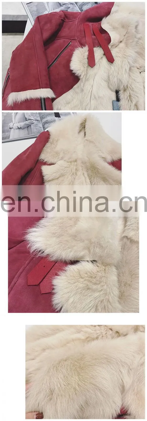 2016 Popular and Beautiful Short Coat Genuine Lamb Sheep Fur Coat Made in China