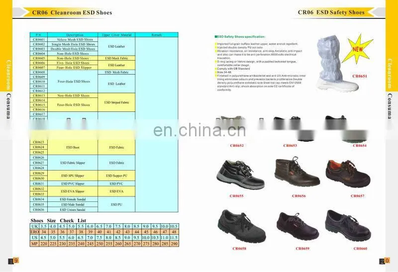 ESD Cleanroom Shoes