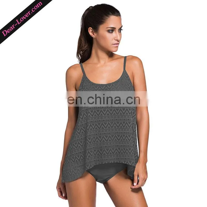 Women Spaghetti Straps Bathing Suits Tankini Sets