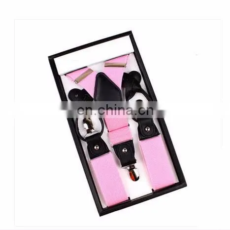 High-end brand 6 cllips european and American style suspenders