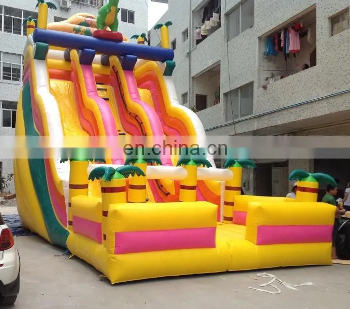 Hot selling inflatable giant car slide from professional factory
