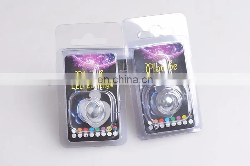 Korea led flashing ear-drop with colorful lighting