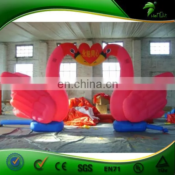 New style inflatable wedding / party arch,inflatable swan arch door