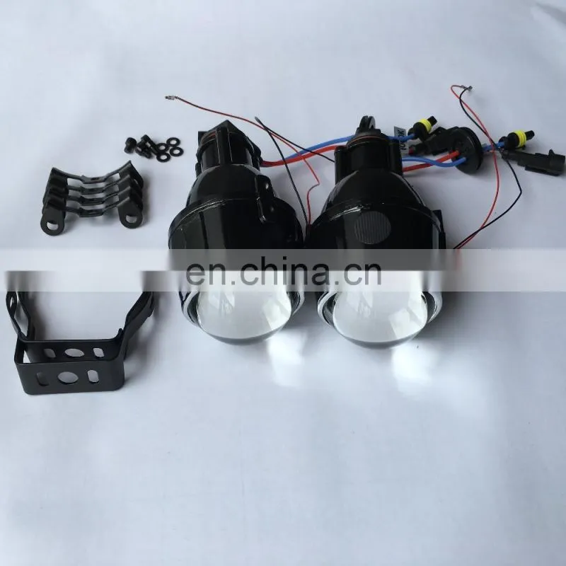 12V 35W 3 inch bi xenon fog lamp projector lens high low bean fog light lens