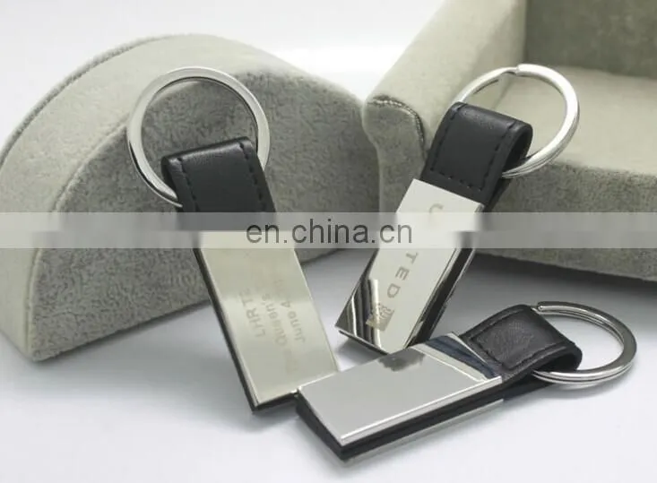 Blank Leather Keyring