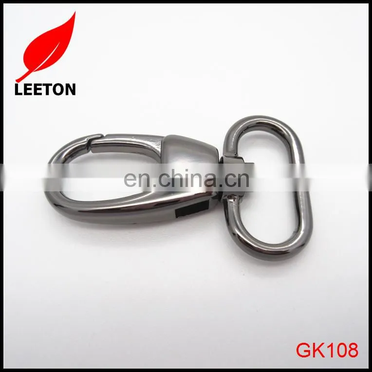 High quality Zinc alloy 1.0inch gunmetal swivel snap hook