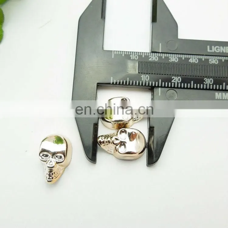 hip hop style fashion plated garment studs skull