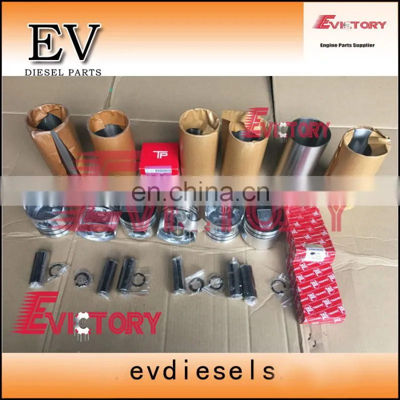 S6S cylinder head + full gasket kit for Mitsubishi forklift