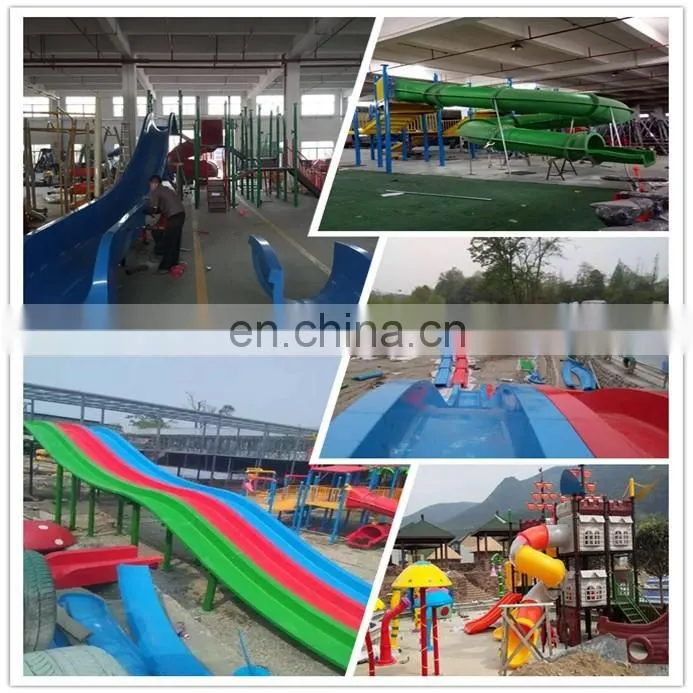 Fiberglass water slide swimming pool slide