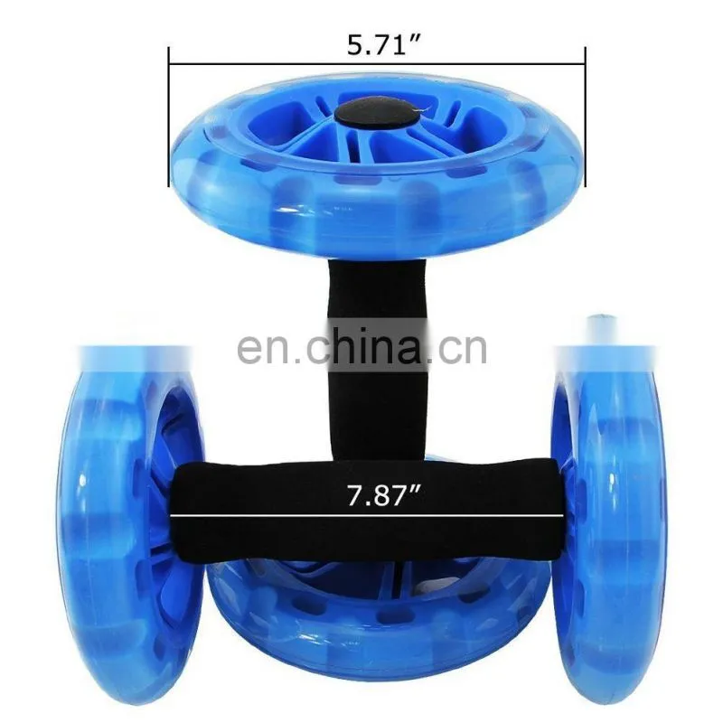 Durable AB wheel silence AB wheel abdominal execiser double wheel