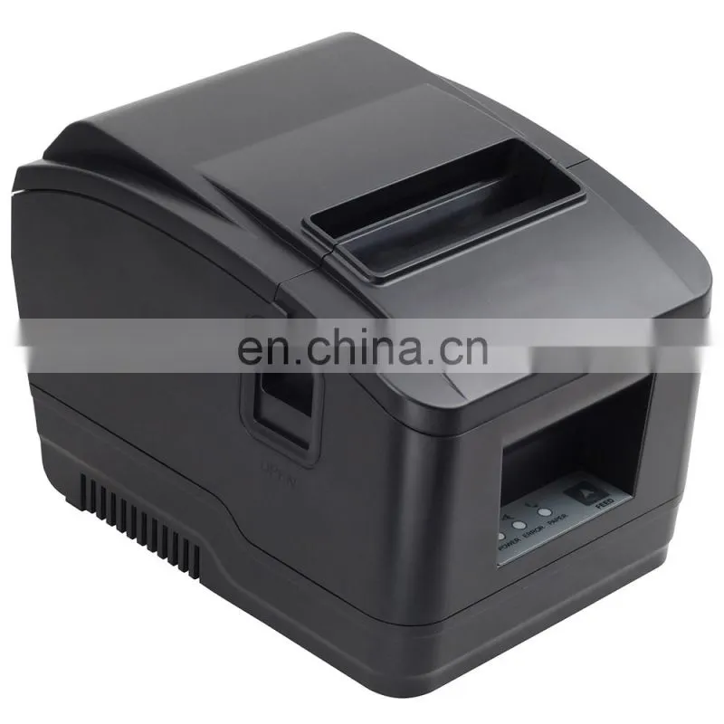 Thermal Label Sticker POS Printer 80mm auto Cutter Kitchen Supermarket Machine