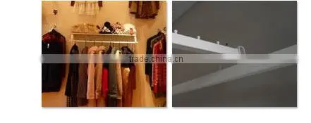 Wire display bracket for clothing