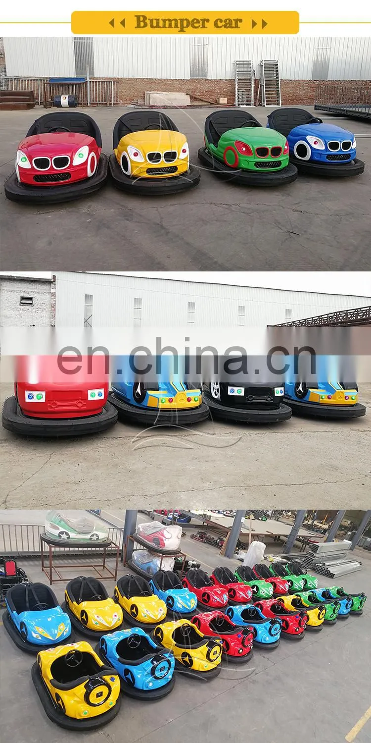 Colorful theme park rides amusement indoor bumper car for sale