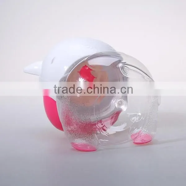 Cute Cow shaped plastic bottle toy candy box