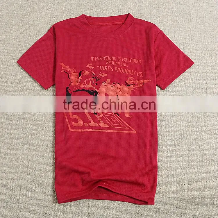 Custom Promotion Sublimated Printing T-shirts, round neck color T-shirt