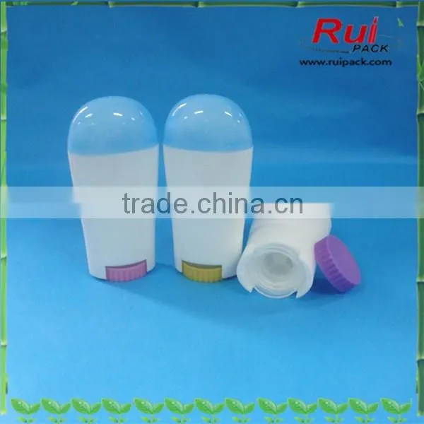Empty PP deodorant stick container,Plastic glue stick container