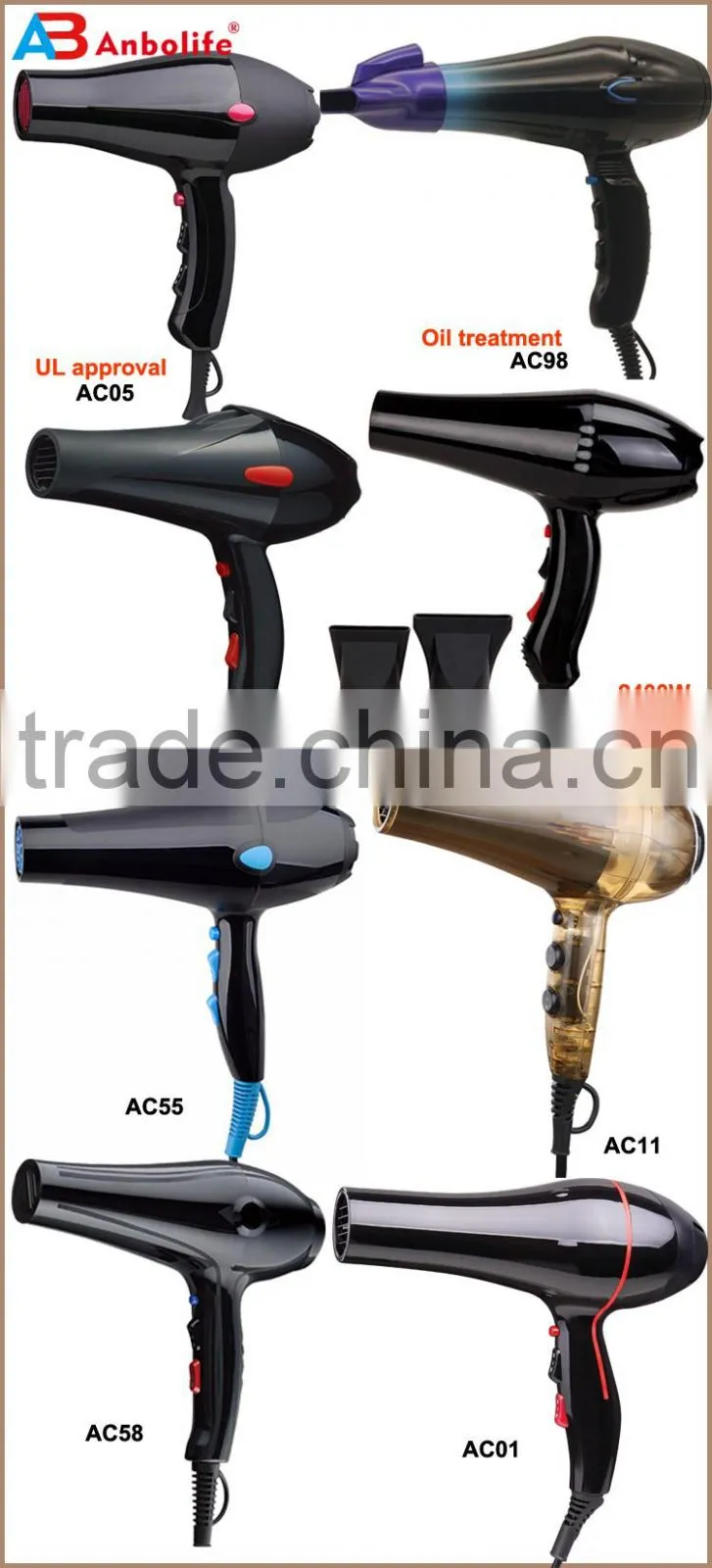 professional wall mounted hair dryer