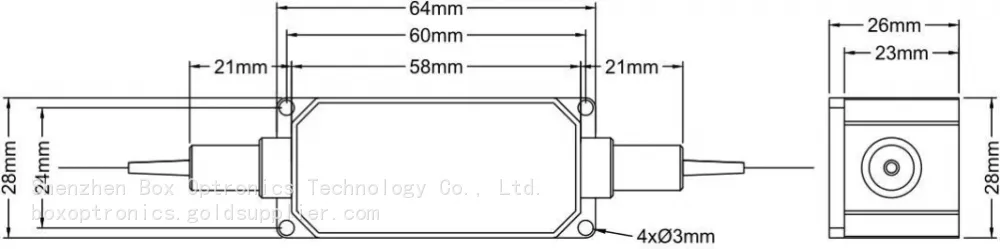 850nm High Power Isolator 尺寸.png