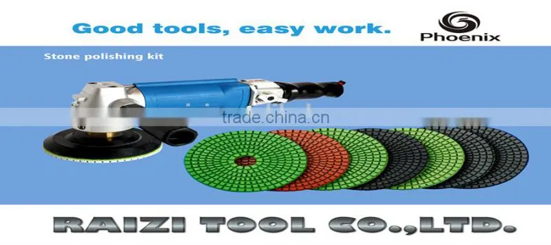 REAR-EXHAUST AIR WET POLISHER