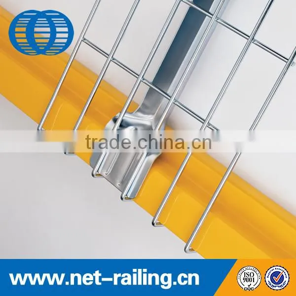 F channel galvanized warehouse wire mesh decking