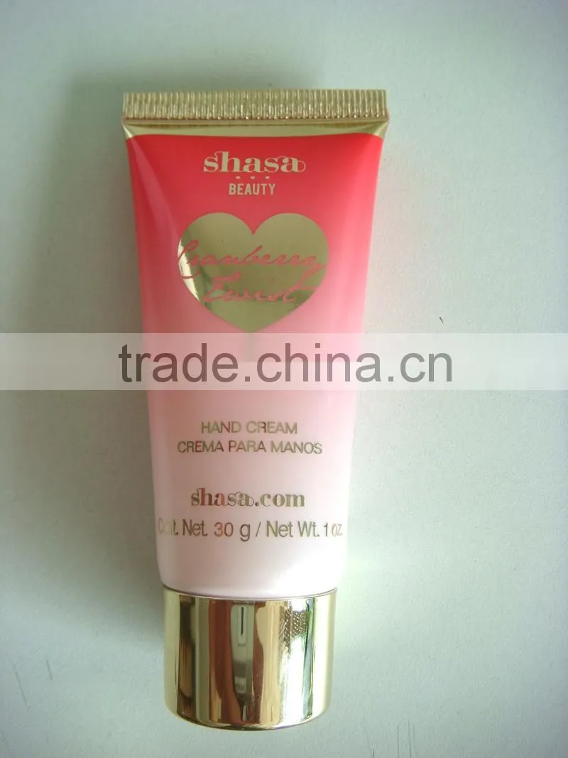beautiful hand cream tube,plastic tube packaging