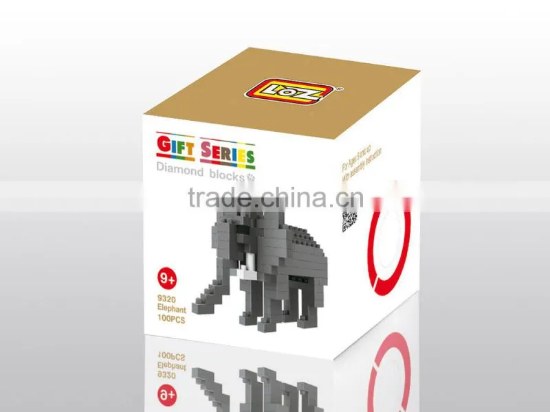Mini Tudou loz diamond 3d construction toys plastic building blocks toys educational toys for boy kids