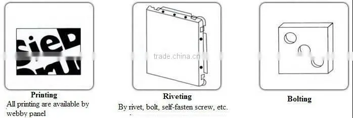 Office building material advertising board material