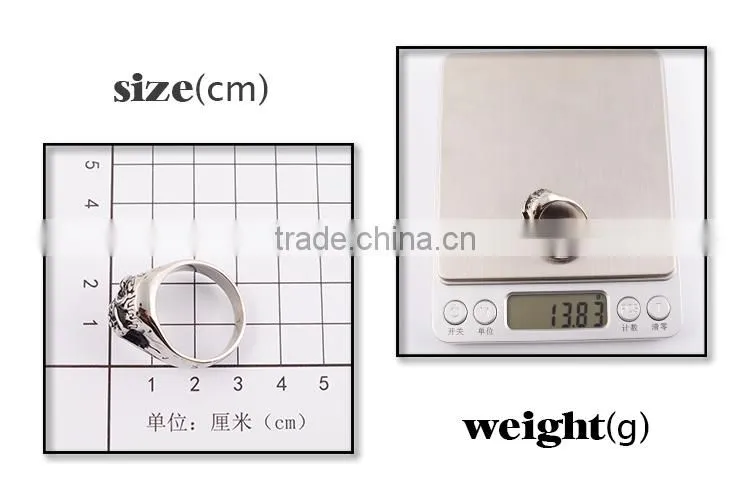 New products 2015 stainless steel silver rings finger ring