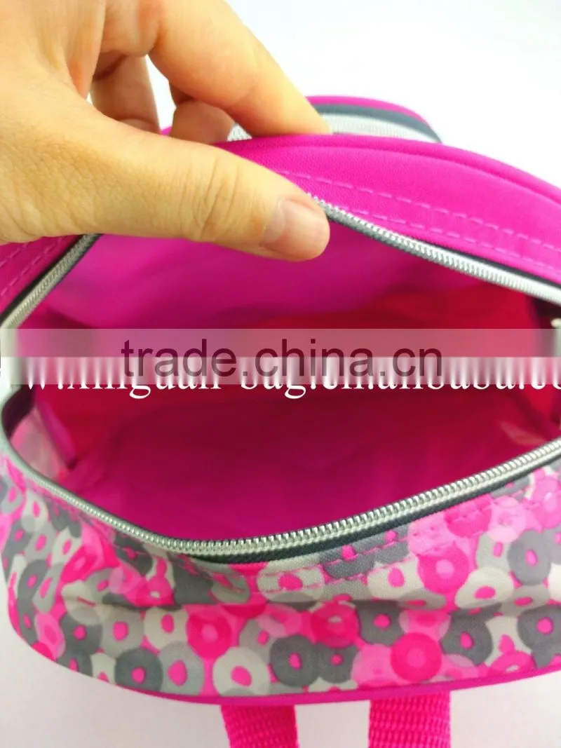 printed polyester girl mini backpack