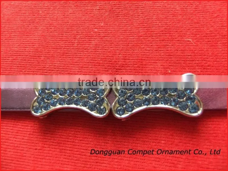 Produce 10 mm slide charm bone DIY zinc alloy accessories