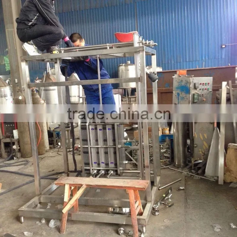 Stainless Steel Plate Type UHT Milk Pasteurizer