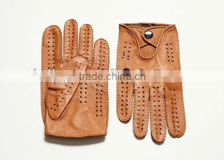 Locomotive model deerskin gloves outdoor sports gloves leather motorcycle racing gloves