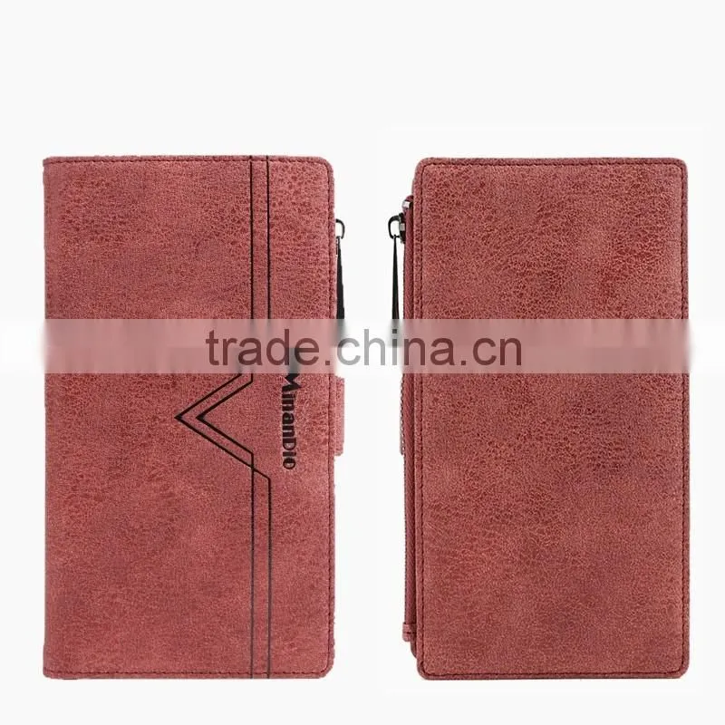 Minandio Wholesale Price Real or PU Leather Phone Case Custom Cell Phone Credit Card Holder