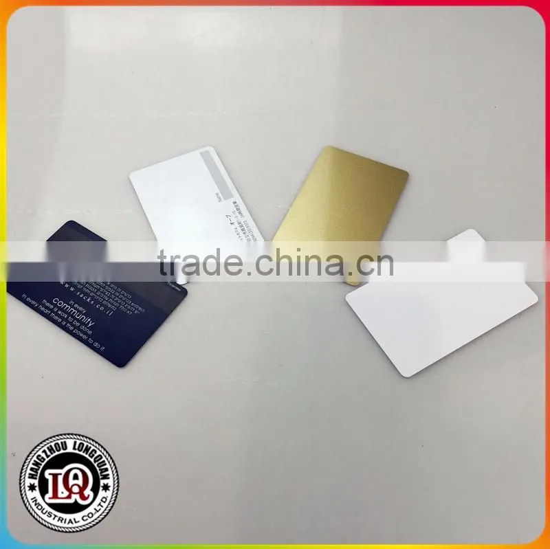 Custom magnetic stripe barcode VIP credit card made in china