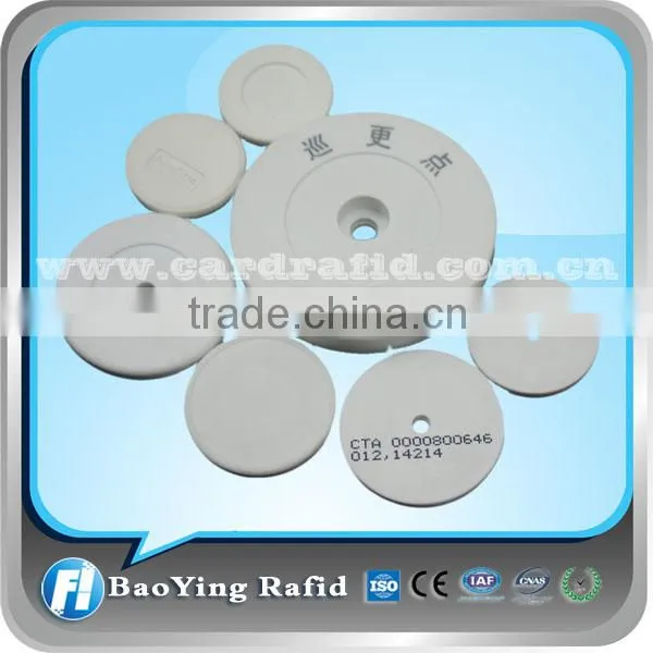 ABS material circular washable laundry tag