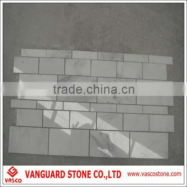 White marble mosaics in stocks
