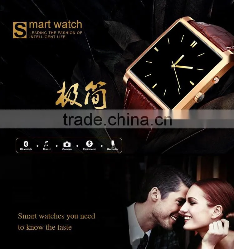 Bluetooth standard 4.0 watch phone kid, remote camerawaterproof watch mobile phone w818, watch phone with speaker