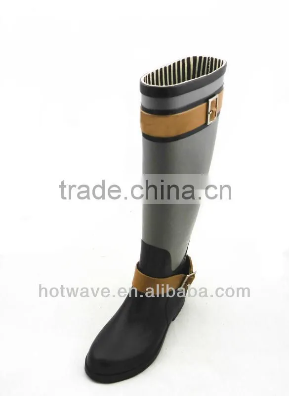 2014 new style lady's fashion rainboots,rubber boots