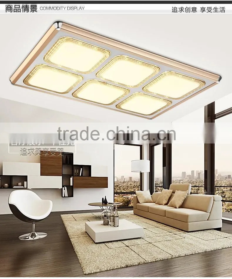 Aluminum alloy frame lighting China led ceiling acrylic ceiling lamp