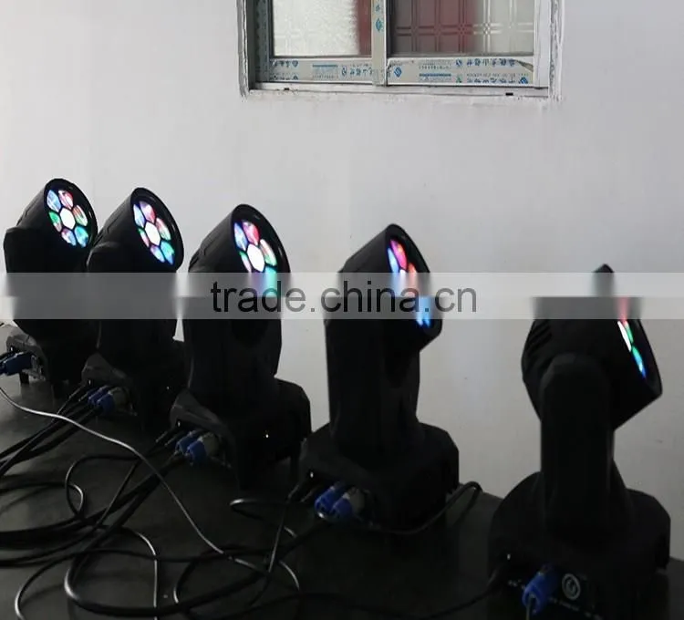 osram 7pcs 10W RGBW 4 in1 bee eye led mini professional moving head light