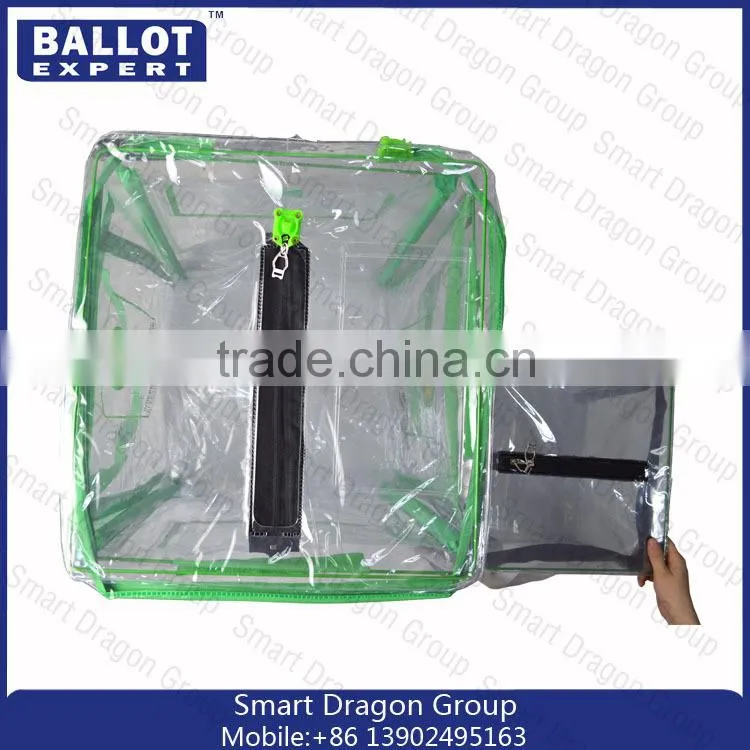 Collapsible vote box /PVC voting bag/Ballot box with small seals
