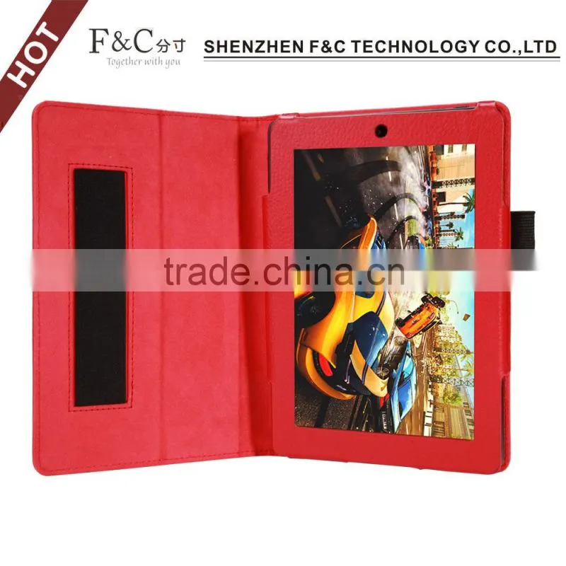 ultra-thin slim Back standing pu case for Amazon Kindle Fire HD 7 cover