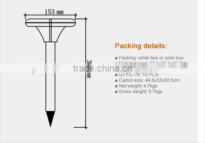 GH-316 solar Snakes Pest Type and repellent Pest Control Type snake chaser