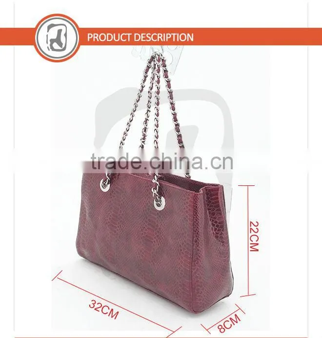 2014 new pu leather handbag
