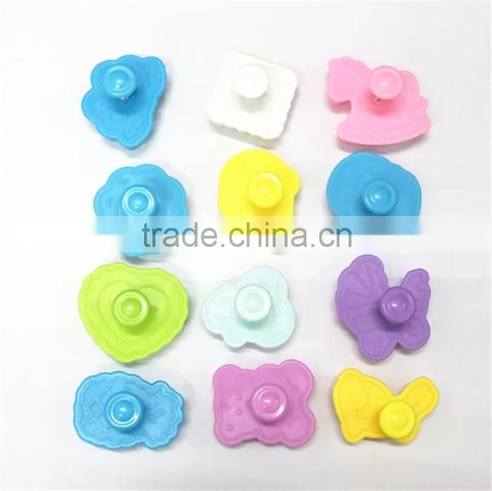 plastic 3d Cake Decoration mold cookie cutter